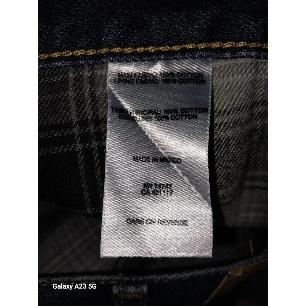 Red Head Flannel Lined Jeans Dark Blue Color Size 44x30 (46x31 Actual)